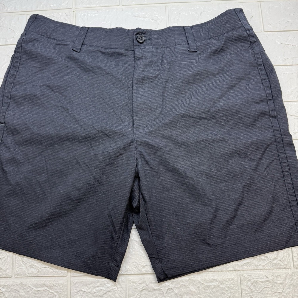 Under Armour Mens Golf Shorts Size 38 Black Performance Chino 9 Inch Inseam